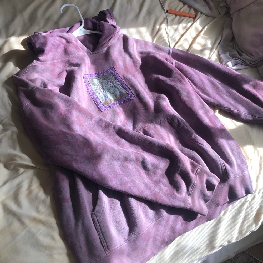 Purple tyedye sweatshirt